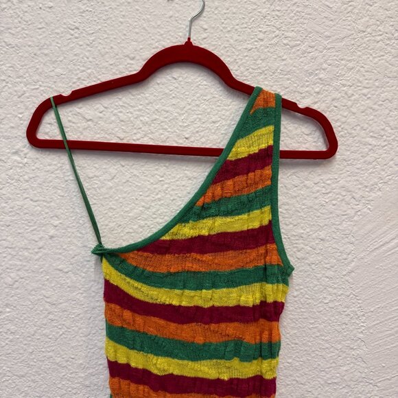 Zara Asymmetric Knit Dress - Picture 2 of 6